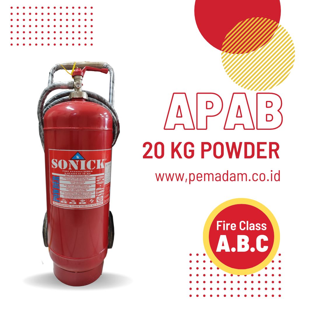 Jual APAB 20 Kg Dry Chemical Powder Fire Class ABC